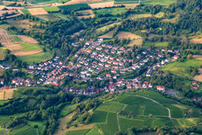 From the north in the district Zell in Bensheim in the state Hesse, Germany