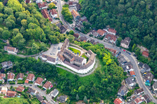 Castle and castle park in the district Schönberg in Bensheim in the state Hesse, Germany