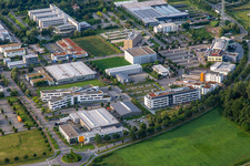 Aerial view of CBM Christoffel Blind Mission Christian Blind Mission eV in Bensheim in the state Hesse, Germany
