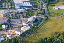 Fitness studio Pfitzenmeier Premium Resort Bensheim in Bensheim in the state Hesse, Germany viewn from the air
