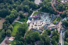 Aerial photograpy of Holiday Park Germany in Haßloch in the state Rhineland-Palatinate, Germany