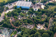 Roller coaster bigFM Expedition GeForce at Holiday Park Germany in Haßloch in the state Rhineland-Palatinate, Germany