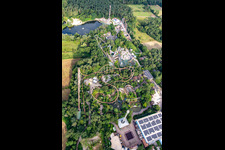 Aerial photograpy of BigFM Expedition GeForce in Holiday Park Germany in Haßloch in the state Rhineland-Palatinate, Germany