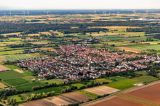 From the northeast in Zeiskam in the state Rhineland-Palatinate, Germany
