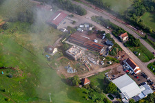 Construction site for multi-family house on Kolchenbachstraße in Albersweiler in the state Rhineland-Palatinate, Germany