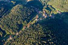 Aerial photograpy of District Salzwoog in Lemberg in the state Rhineland-Palatinate, Germany