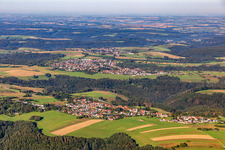 From the east in Obersimten in the state Rhineland-Palatinate, Germany