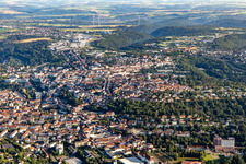 From the south in Pirmasens in the state Rhineland-Palatinate, Germany