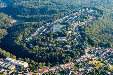 Adolf-Ludwig-Ring and WEGem high-rise Steinig Bühl on Käthe-Kollwitz-Straße in the district Ruhbank in Pirmasens in the state Rhineland-Palatinate, Germany