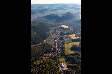 From the southwest in Ruppertsweiler in the state Rhineland-Palatinate, Germany