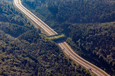 Walmersbach green bridge for wildlife over the B10 in Ruppertsweiler in the state Rhineland-Palatinate, Germany
