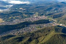 From the northwest in Dahn in the state Rhineland-Palatinate, Germany