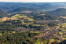 Drone recording of District Gossersweiler in Gossersweiler-Stein in the state Rhineland-Palatinate, Germany
