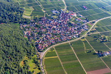 From the south in Eschbach in the state Rhineland-Palatinate, Germany