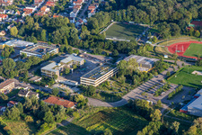 IGS Kandel with new building and after demolition of the old buildings in Kandel in the state Rhineland-Palatinate, Germany