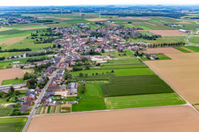 Town from the north in the district Waldenrath in Heinsberg in the state North Rhine-Westphalia, Germany