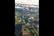 Billigheimer Bruch from the west in the district Mühlhofen in Billigheim-Ingenheim in the state Rhineland-Palatinate, Germany