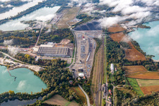 Effage Métal Usine de Lauterbourg and "Walon", one of the major customs transshipment points for car imports in Lauterbourg in the state Bas-Rhin, France