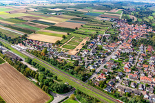 New development area Im Kirschgarten near the train station is under development in Winden in the state Rhineland-Palatinate, Germany