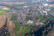 Town from the west in the district Winzeln in Pirmasens in the state Rhineland-Palatinate, Germany