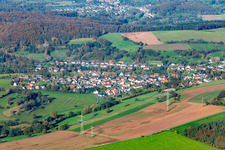 Hamlet from the south in the district Schmittweiler in Schönenberg-Kübelberg in the state Rhineland-Palatinate, Germany