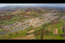 General view from the southwest in the district Kübelberg in Schönenberg-Kübelberg in the state Rhineland-Palatinate, Germany