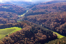 Lambsbach Valley and Schobach Auen in Bechhofen in the state Rhineland-Palatinate, Germany