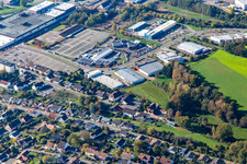Industrial area Saarpfalzstr in the district Ernstweiler in Zweibrücken in the state Rhineland-Palatinate, Germany