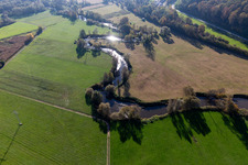 Floodplains on the Blies in the district Webenheim in Blieskastel in the state Saarland, Germany