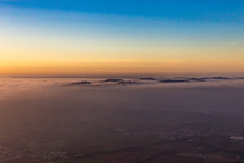Aerial view of Dernbach in the state Rhineland-Palatinate, Germany