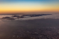 Oblique view of Dernbach in the state Rhineland-Palatinate, Germany