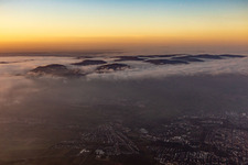 Dernbach in the state Rhineland-Palatinate, Germany from above