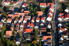 Aerial view of Between the streams x Speiertsgasse in Herxheim bei Landau in the state Rhineland-Palatinate, Germany