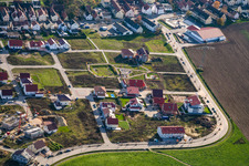 On the high trail in Kandel in the state Rhineland-Palatinate, Germany out of the air
