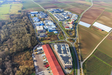 Industrial Park W and W II in Herxheim bei Landau in the state Rhineland-Palatinate, Germany