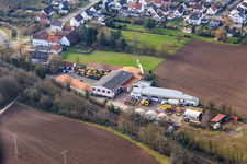Aerial view of Wolfgang Brechtel in Rohrbach in the state Rhineland-Palatinate, Germany