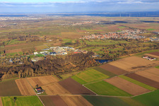 Village view from the southwest in Rohrbach in the state Rhineland-Palatinate, Germany