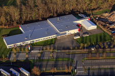 Thermo Fisher on Erlenbachweg in the district Minderslachen in Kandel in the state Rhineland-Palatinate, Germany out of the air