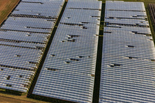 Agricultural cultivation under polytunnels in Insheim in the state Rhineland-Palatinate, Germany