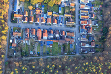 Sudetenstraße Jahnstr in the district Friedrichstal in Stutensee in the state Baden-Wuerttemberg, Germany