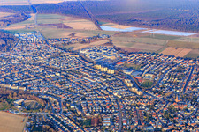 Location overview bon SW in the district Linkenheim in Linkenheim-Hochstetten in the state Baden-Wuerttemberg, Germany