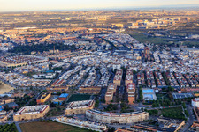District behind the roundabout behind C. Parroco Valeriano in Dos Hermanas in the state Seville, Spain