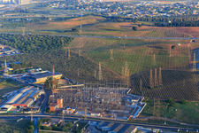 Subestación Dos Hermanas substation on the A-392 in Alcalá de Guadaíra in the state Seville, Spain