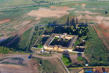 Aerial view of Hacienda Lugar Nuevo in Dos Hermanas in the state Seville, Spain