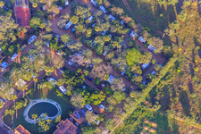 Oblique view of Camping Villas Sevilla in Dos Hermanas in the state Seville, Spain