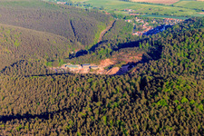 Quarry Carrière Loegel Rothbach in Rothbach in the state Bas-Rhin, France