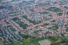 Lachener Way in Haßloch in the state Rhineland-Palatinate, Germany