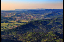 City view from the northwest in Saverne in the state Bas-Rhin, France