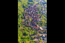 Rue Principale from the south in Ernolsheim-lès-Saverne in the state Bas-Rhin, France
