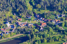 Rue de la Chapelle in Sparsbach in the state Bas-Rhin, France